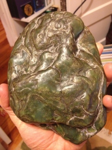 Nephrite Jade - particularly water worn by nature - is the ultimate emotional soother.